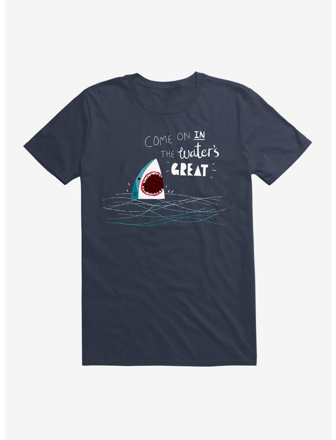 Great Advice Shark T-Shirt, NAVY, hi-res