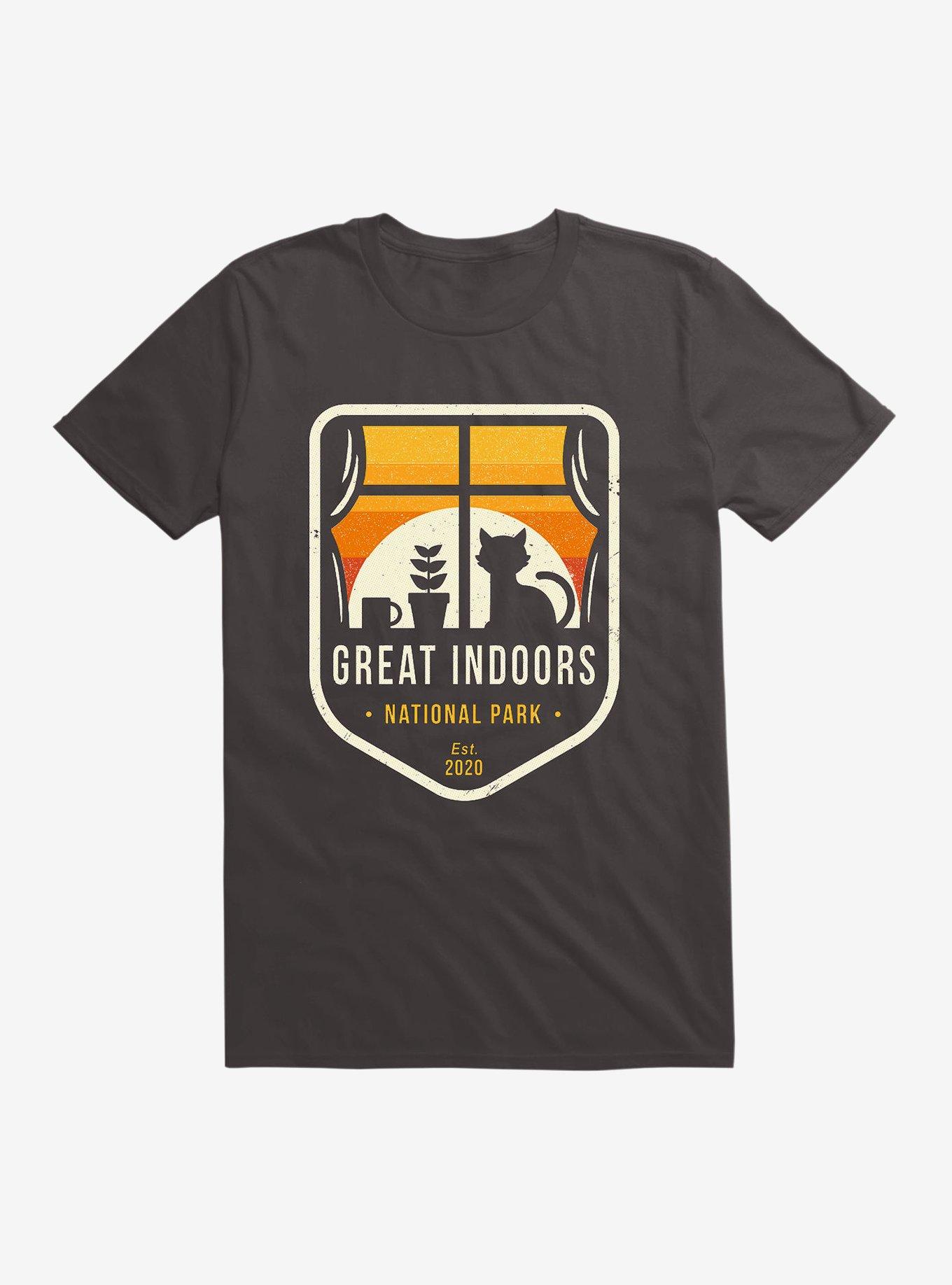 Great Indoors National Park T-Shirt, BLACK, hi-res