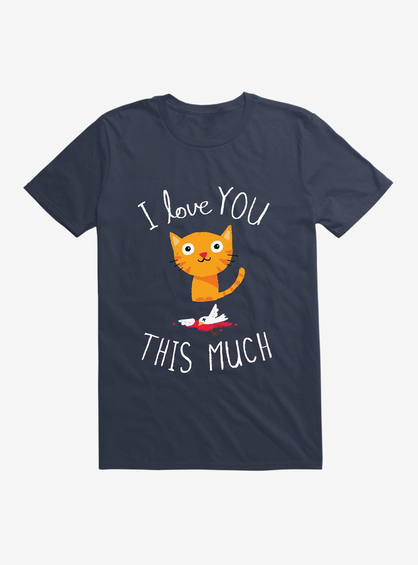 I Love You This Much T-Shirt, NAVY, hi-res