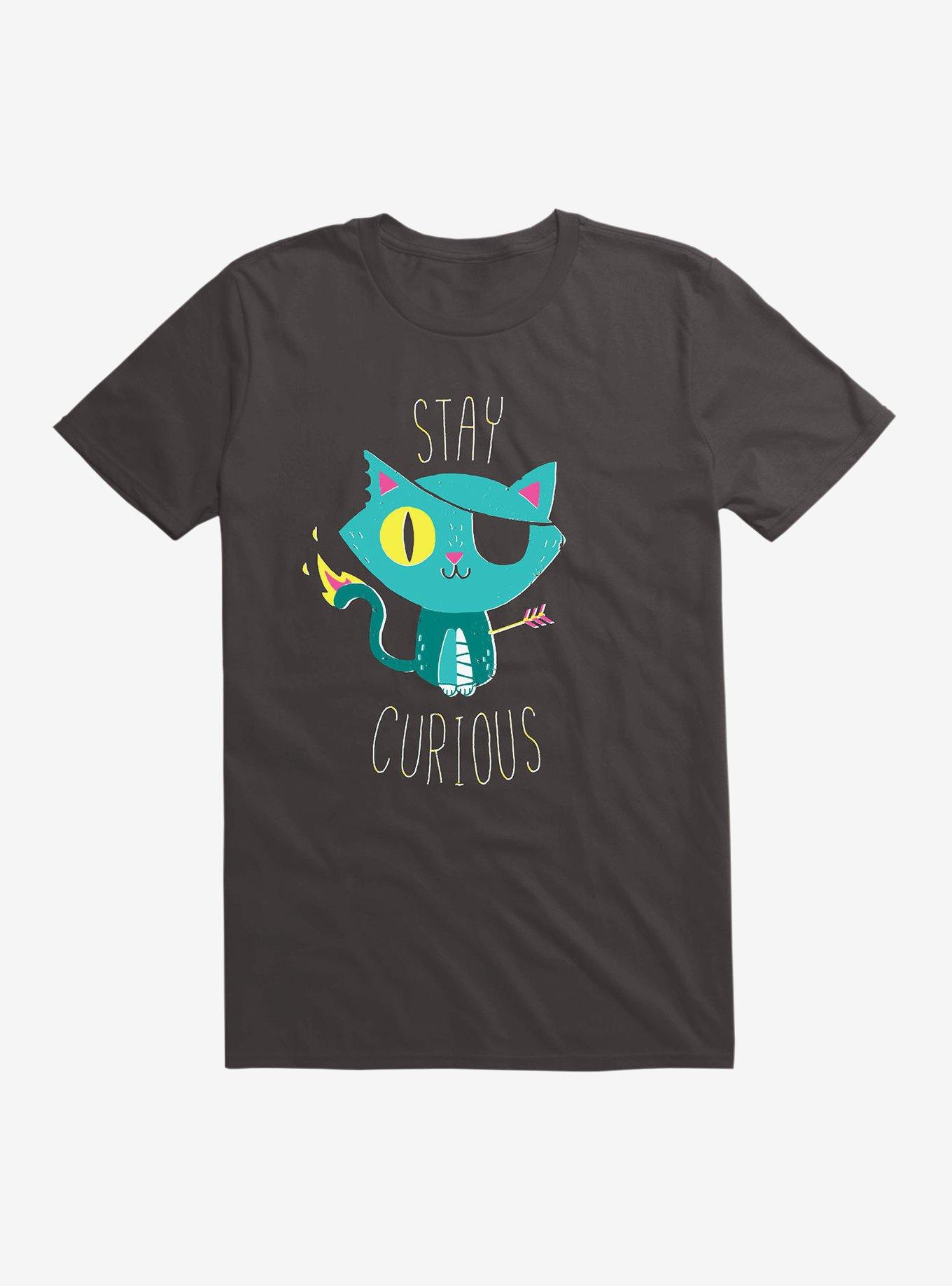 Stay Curious T-Shirt, BLACK, hi-res