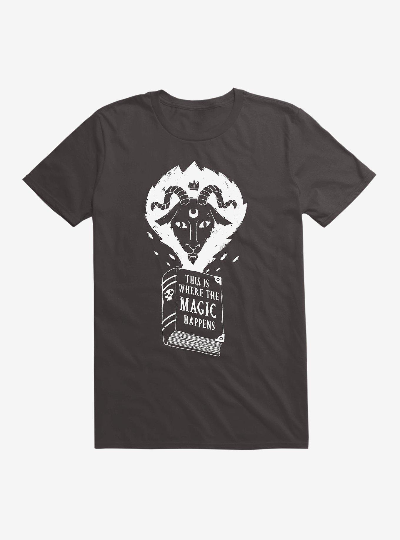 This Where The Magic Happens T-Shirt, BLACK, hi-res