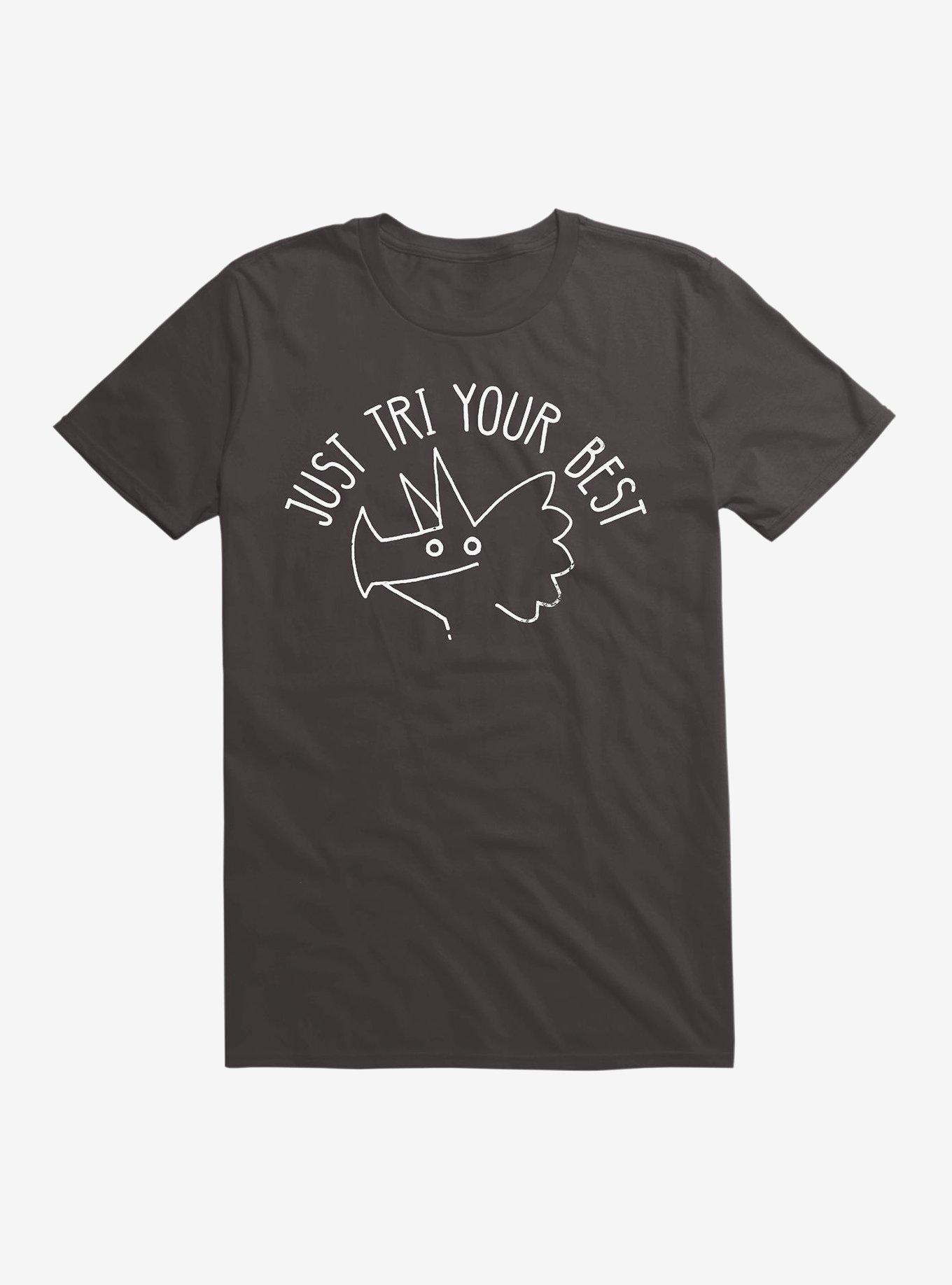 Tri Your Best T-Shirt, BLACK, hi-res