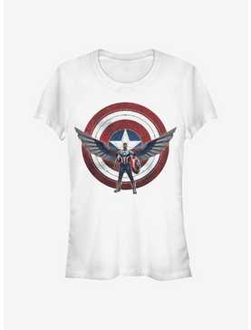 Marvel The Falcon And The Winter Soldier Sam Wilson Is Captain America Girls T-Shirt, , hi-res