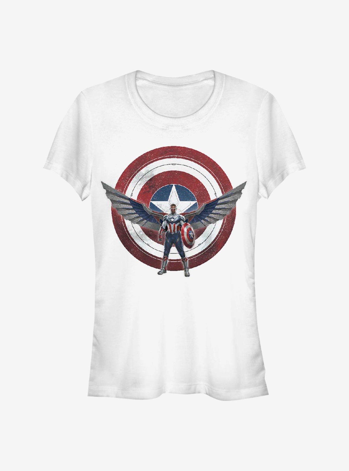 Marvel The Falcon And The Winter Soldier Sam Wilson Is Captain America Girls T-Shirt, , hi-res