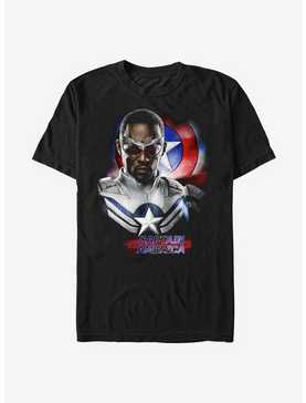 Marvel The Falcon And The Winter Soldier Captain America Sam Wilson Pose T-Shirt, , hi-res