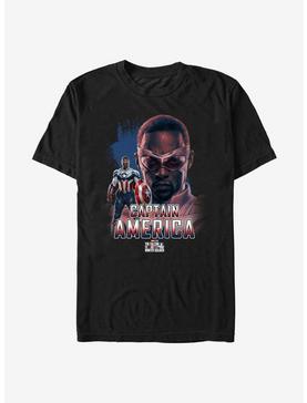 Marvel The Falcon And The Winter Soldier Sam Wilson Captain America Fierce Pose T-Shirt, , hi-res