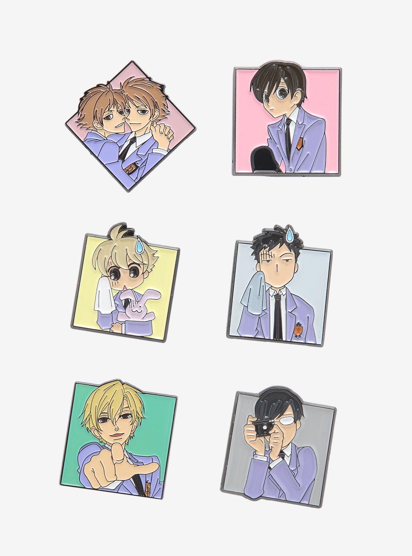 Ouran High School Host Club Characters Blind Box Enamel Pin, , hi-res