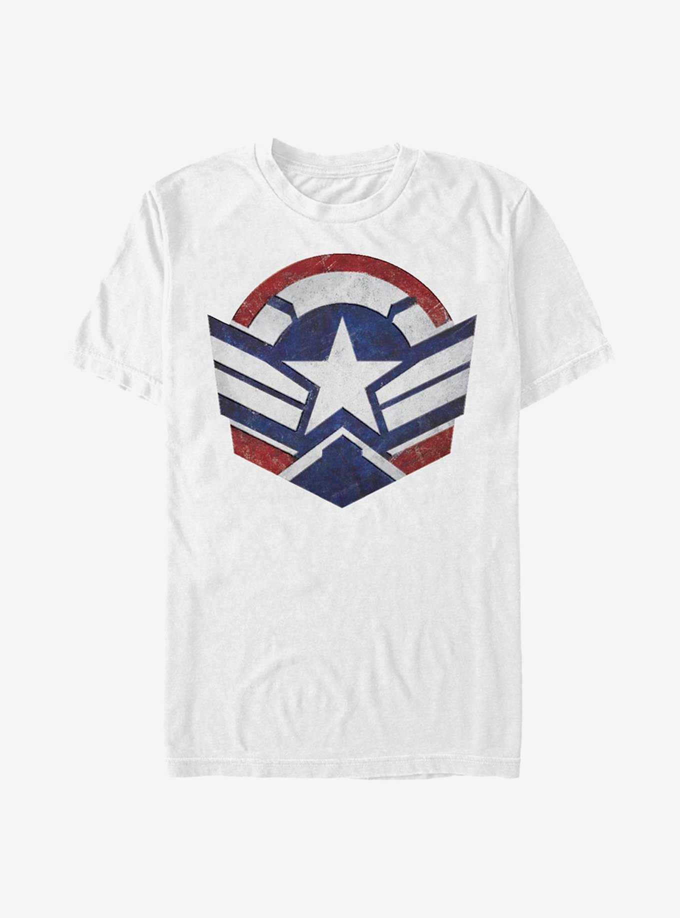 Marvel The Falcon And The Winter Soldier Captain America Symbol T-Shirt, , hi-res