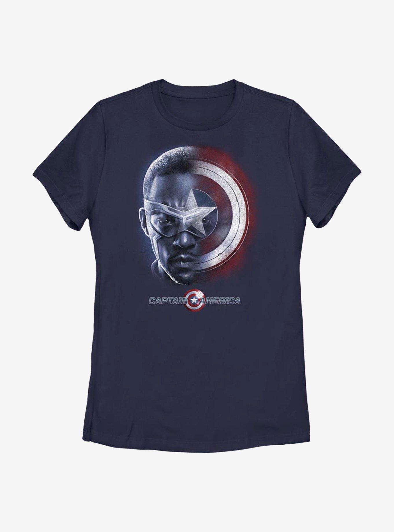 Marvel The Falcon And The Winter Soldier Sam And The Shield Womens T-Shirt, , hi-res