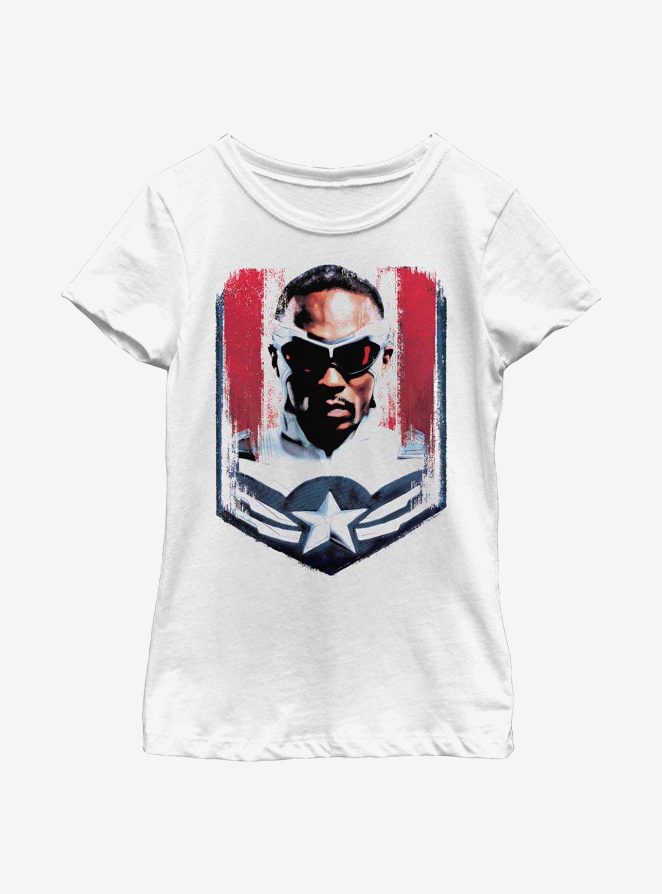 Marvel The Falcon And The Winter Soldier Captain America Legacy Youth Girls T-Shirt, , hi-res