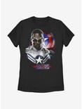 Marvel The Falcon And The Winter Soldier Sam Captain America Womens T-Shirt, BLACK, hi-res
