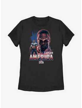 Marvel The Falcon And The Winter Soldier Meet Captain America Womens T-Shirt, , hi-res