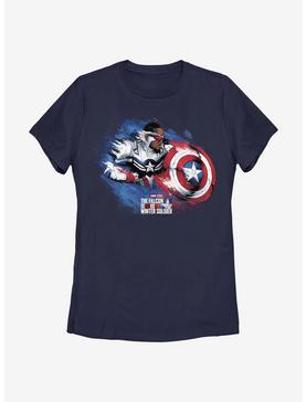 Marvel The Falcon And The Winter Soldier Captain America Sam Womens T-Shirt, , hi-res