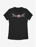 Marvel The Falcon And The Winter Soldier Captain America Symbol Womens T-Shirt, BLACK, hi-res