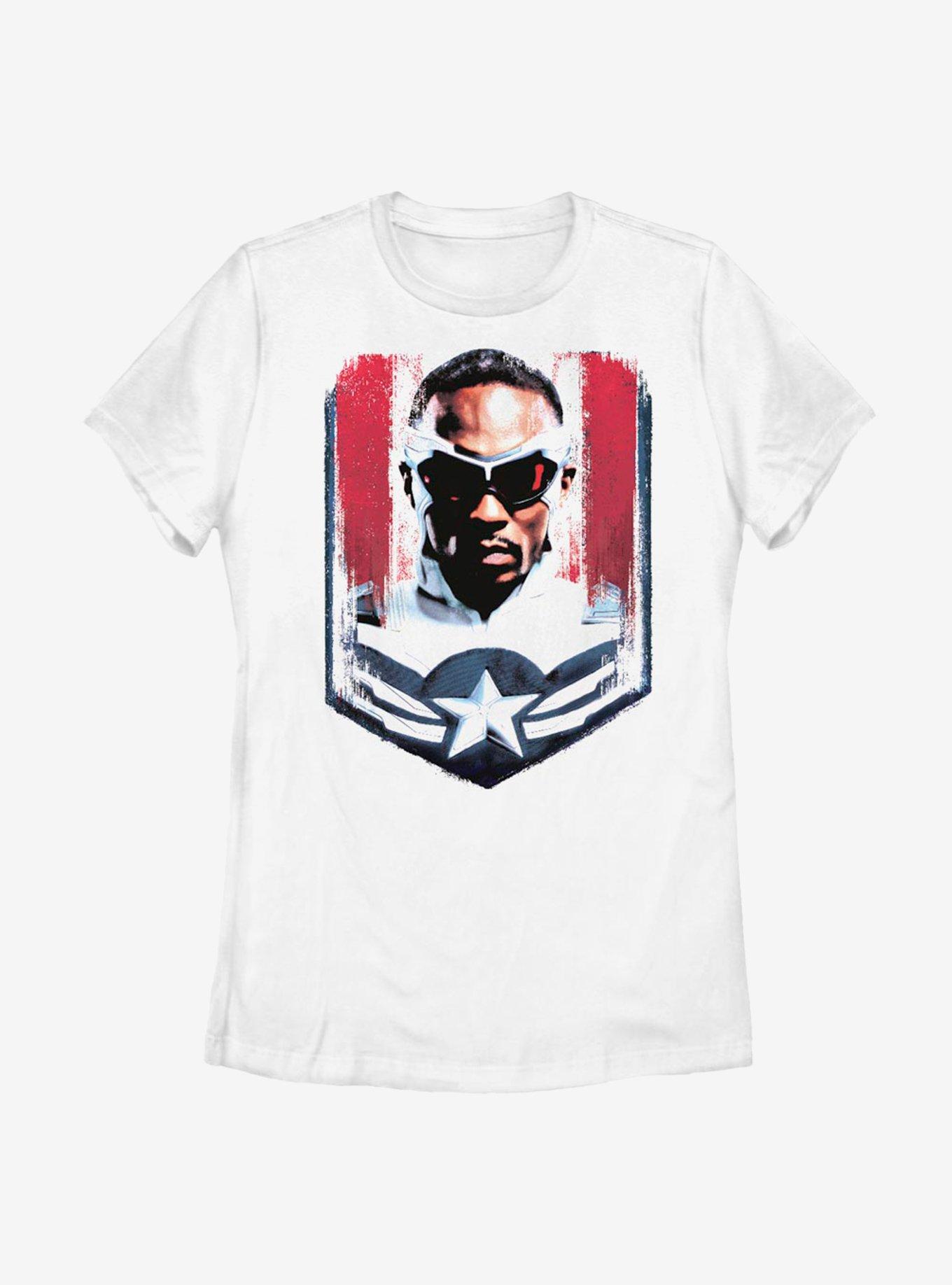 Marvel The Falcon And The Winter Soldier Captain America Legacy Womens T-Shirt, WHITE, hi-res