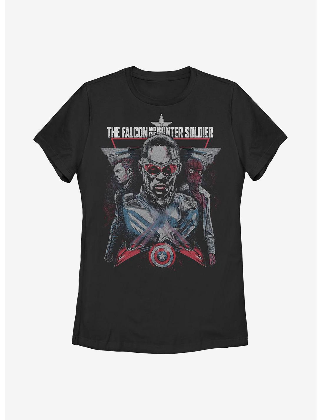 Marvel The Falcon And The Winter Soldier The Legacy Womens T-Shirt, BLACK, hi-res