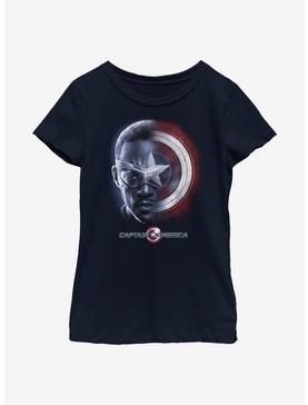Marvel The Falcon And The Winter Soldier Sam And The Shield Youth Girls T-Shirt, , hi-res