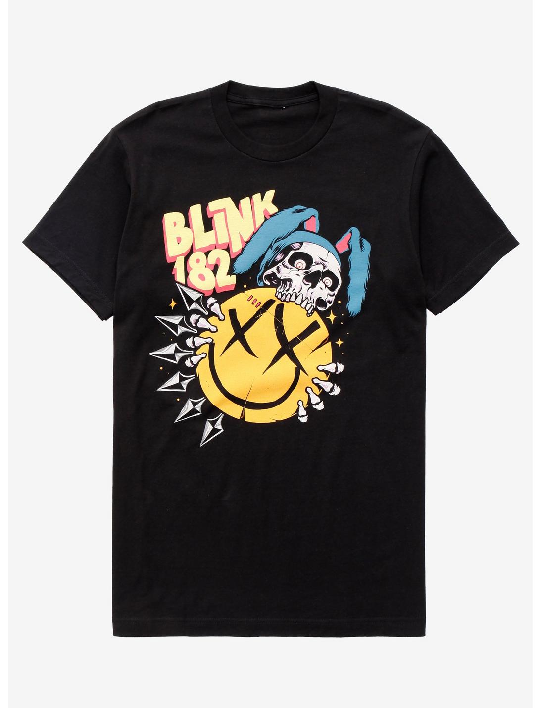 Blink-182 Skull Bunny T-Shirt, BLACK, hi-res