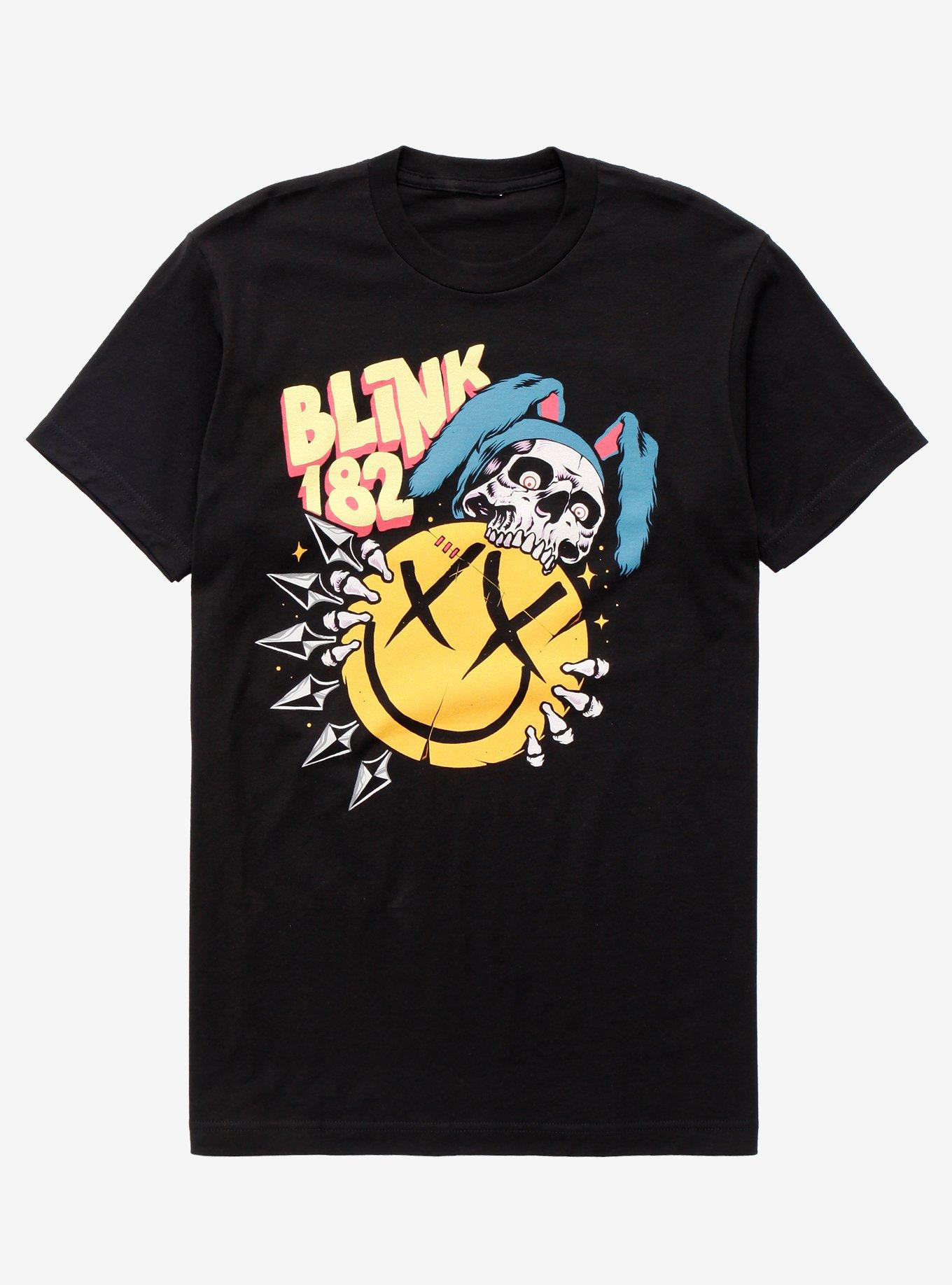 Blink-182 Skull Bunny T-Shirt, BLACK, hi-res