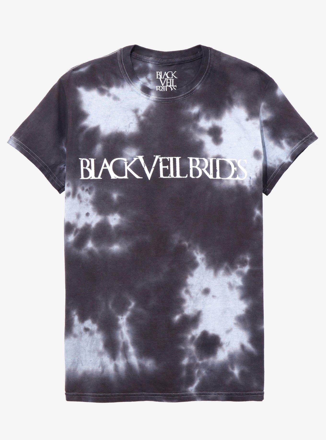 Black Veil Brides Tie Dye Logo Girls T-Shirt, MULTI, hi-res