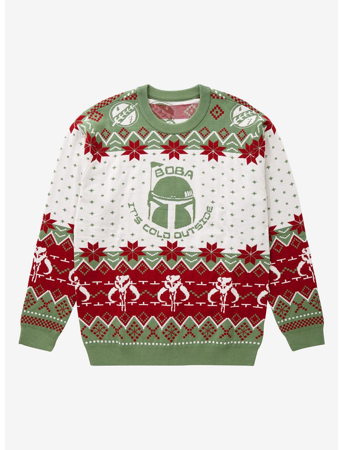 Our Universe Star Wars Boba Fett Boba It's Cold Outside Holiday Sweater, MULTI, hi-res