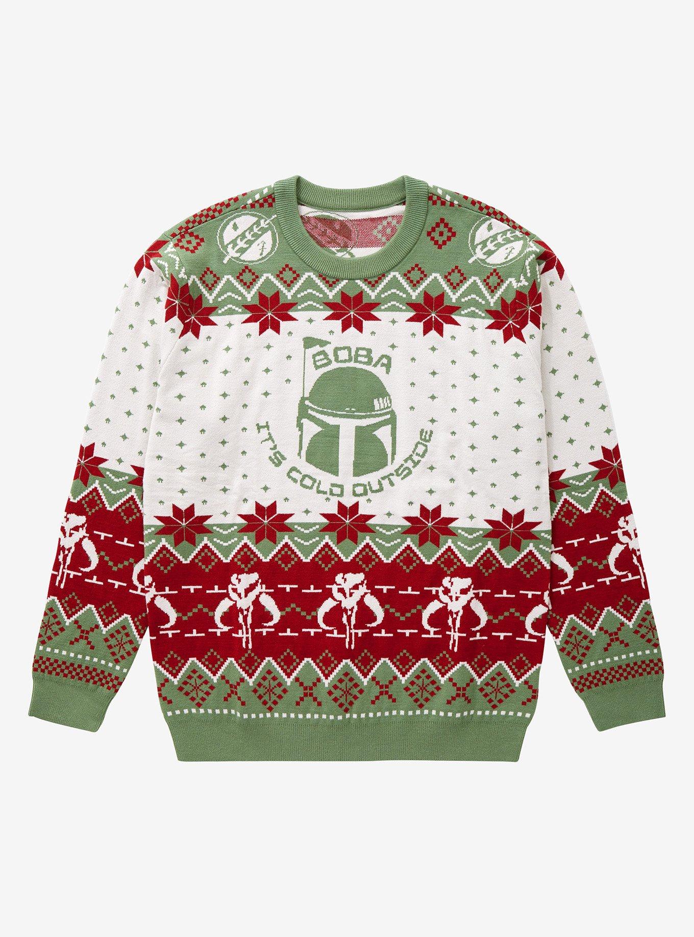 Our Universe Star Wars Boba Fett Boba It's Cold Outside Holiday Sweater, MULTI, hi-res