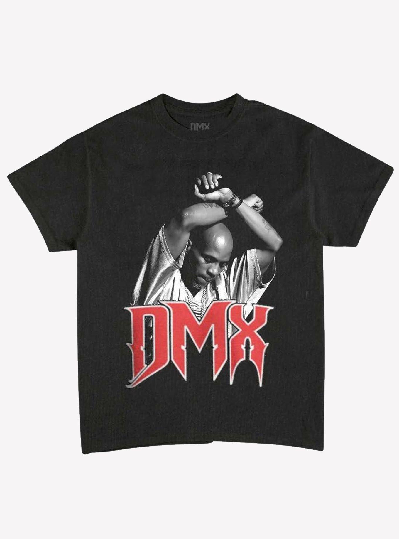DMX Black & White Photo T-Shirt, BLACK, hi-res