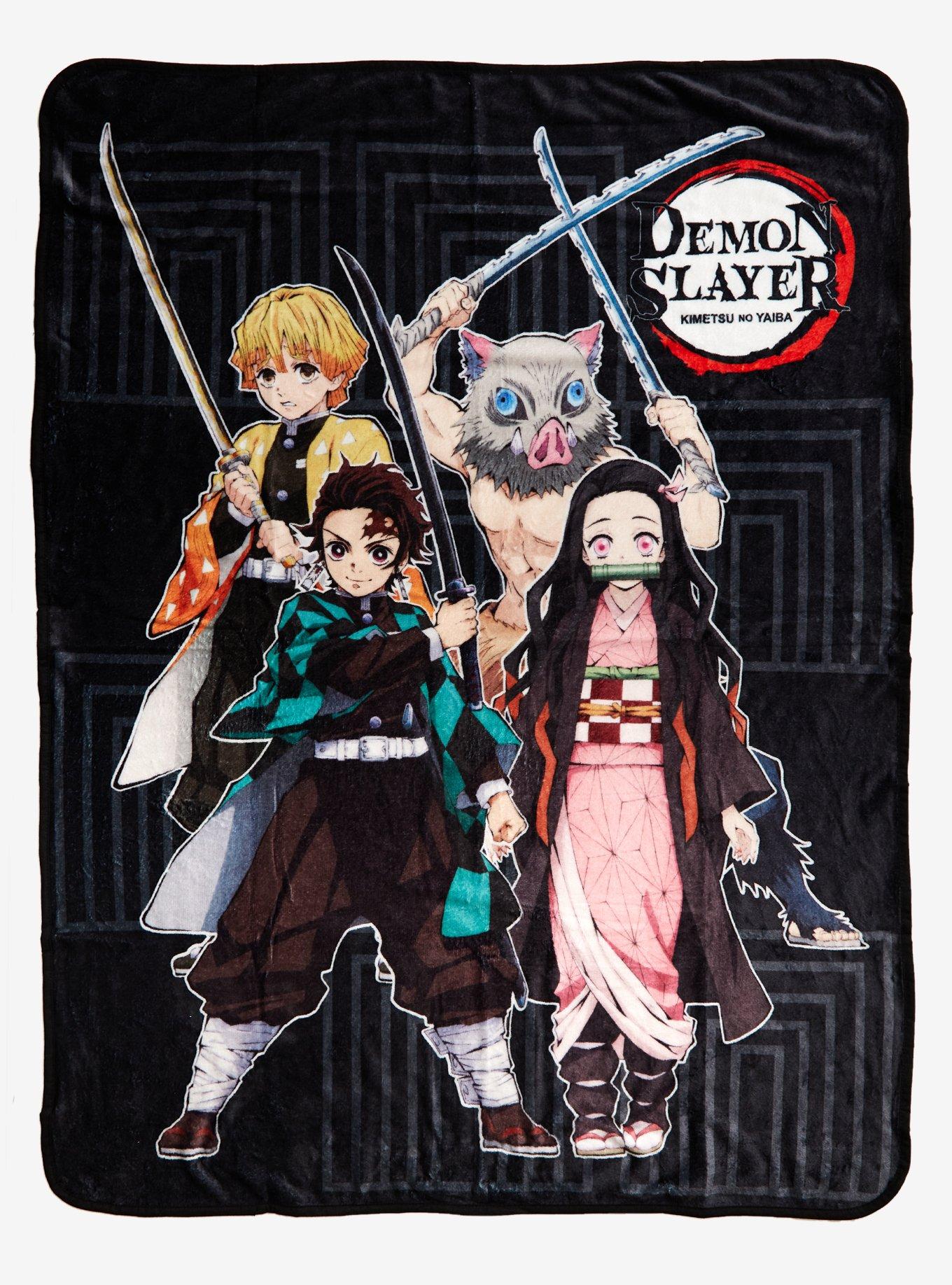Demon Slayer: Kimetsu no Yaiba Character Portraits Throw, , hi-res