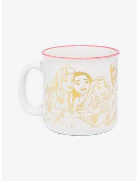 Disney Princesses Group Gold-Etched Camper Mug, , hi-res