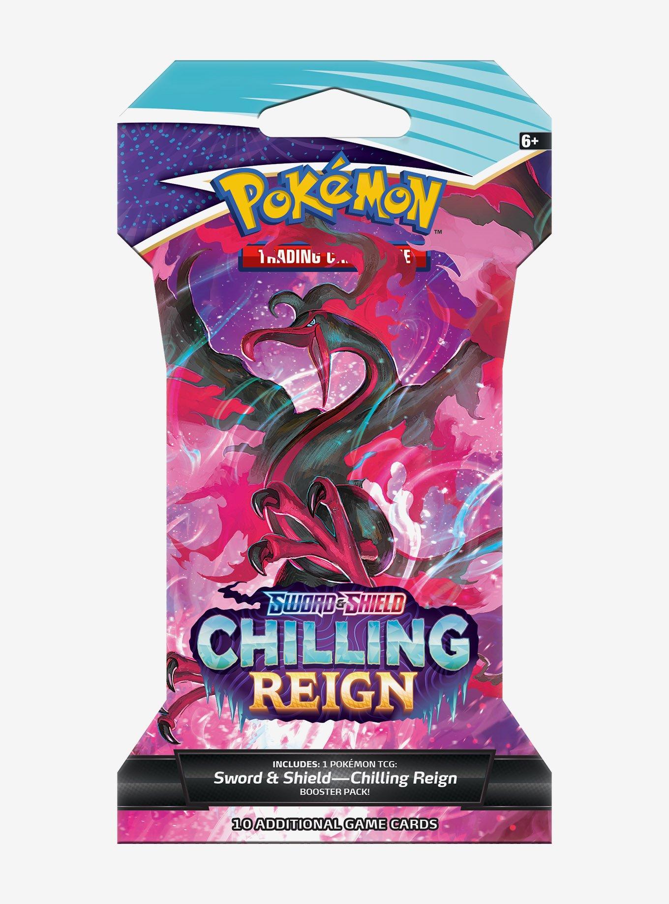 Pokemon Sword & Shield Chilling Reign Card Game Booster Pack, , hi-res