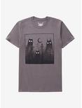 Glowing Eyes Forest Creatures T-Shirt By Guild Of Calamity, GREY, hi-res