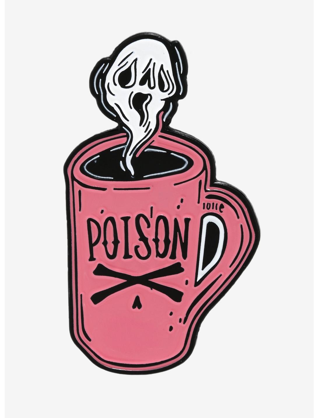 Poison Coffee Mug Enamel Pin By Lolle, , hi-res