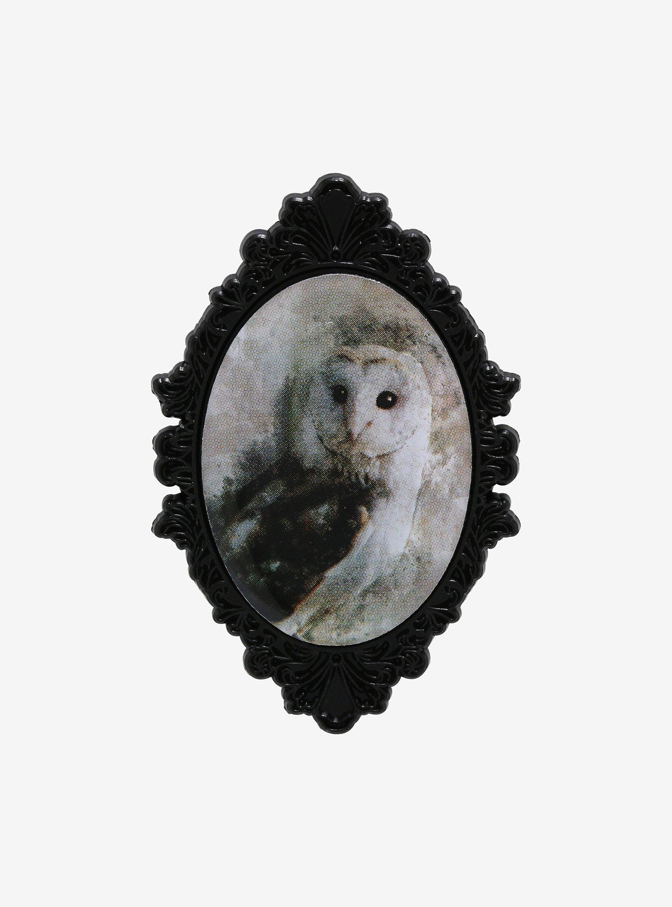 Owl Brooch Enamel Pin, , hi-res