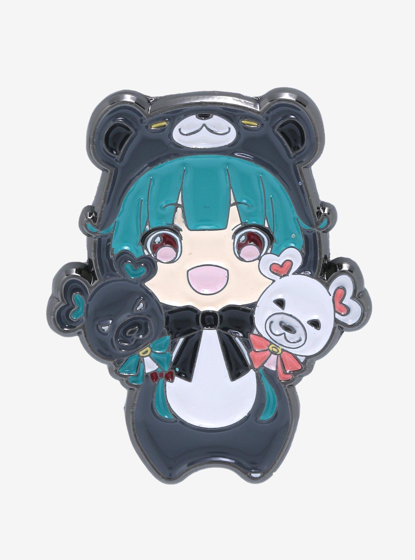 Kuma Kuma Kuma Bear Chibi Yuna Enamel Pin, , hi-res