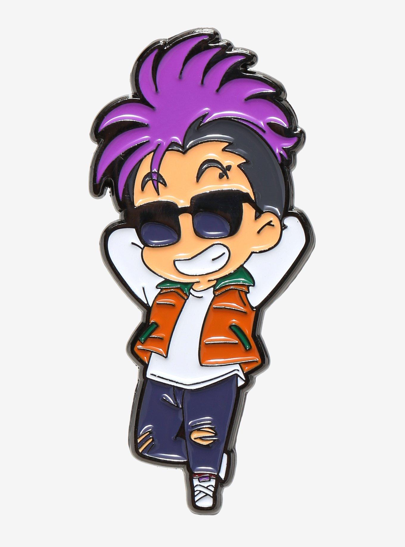 Banana Fish Chibi Shorter Enamel Pin, , hi-res