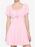 Pastel Pink Empire Dress, PINK, hi-res