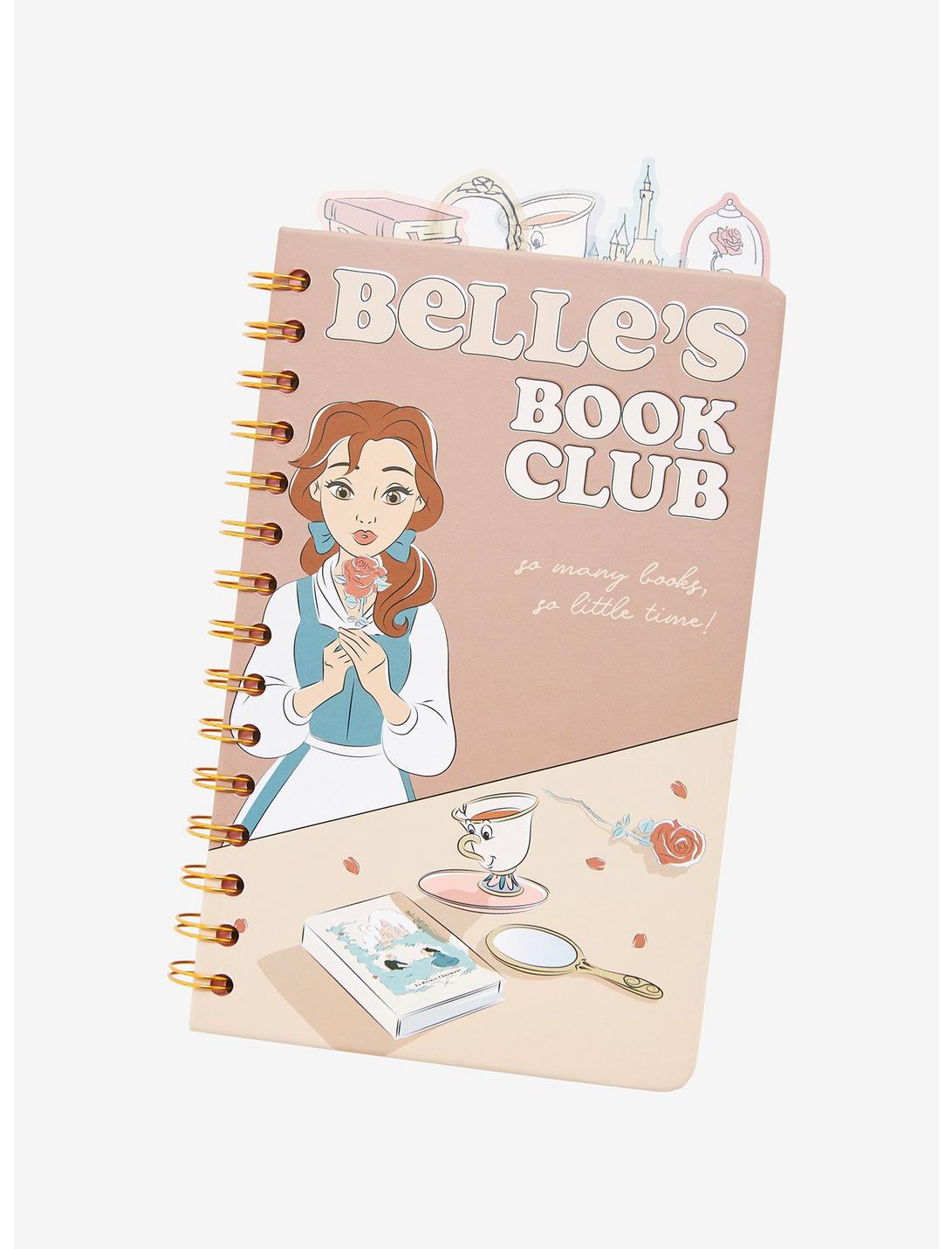 Disney Beauty and the Beast Belle's Book Club Tab Journal - BoxLunch Exclusive, , hi-res