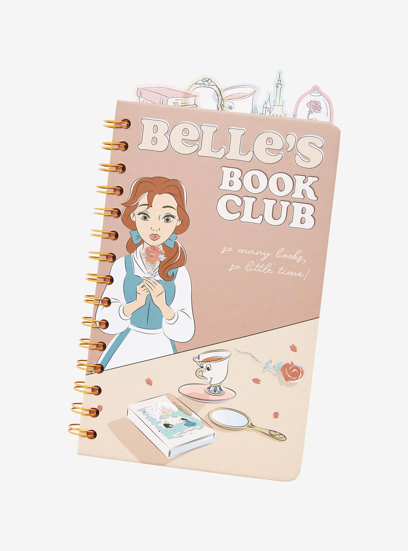 Disney Beauty and the Beast Belle's Book Club Tab Journal - BoxLunch Exclusive, , hi-res