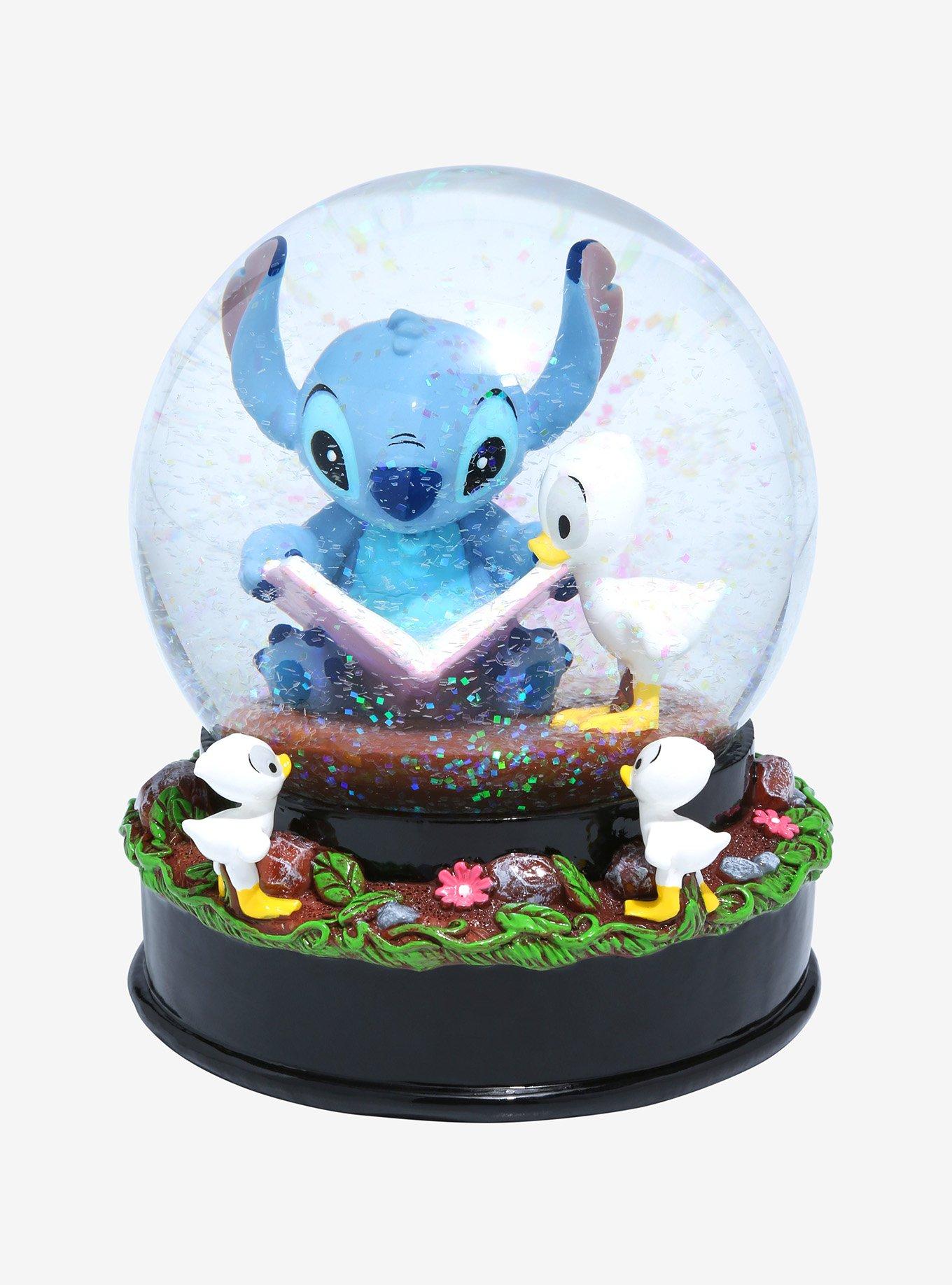 Disney Lilo & Stitch Stitch with Ducklings Snow Globe