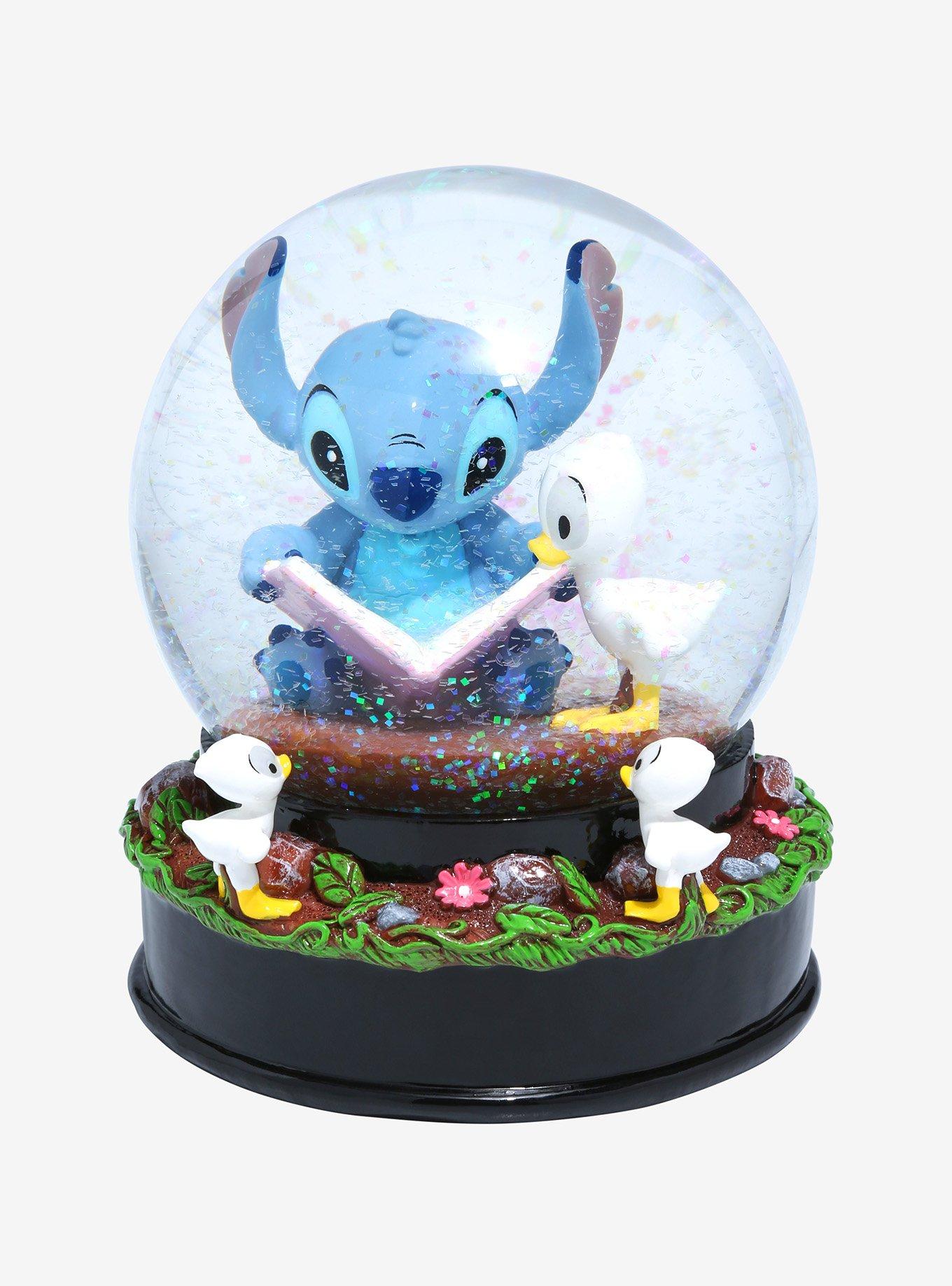 Disney Lilo Stitch Ohana LightUp Snow Globe With Swirling Glitter
