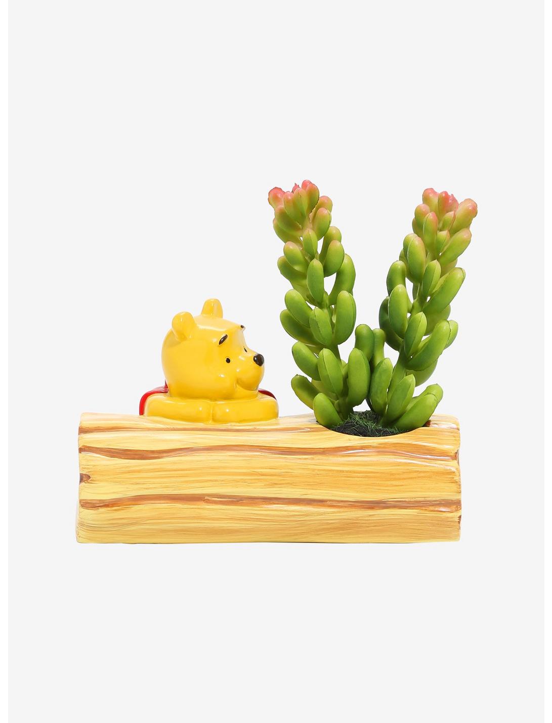 Disney Winnie the Pooh Log Faux Succulent Planter, , hi-res