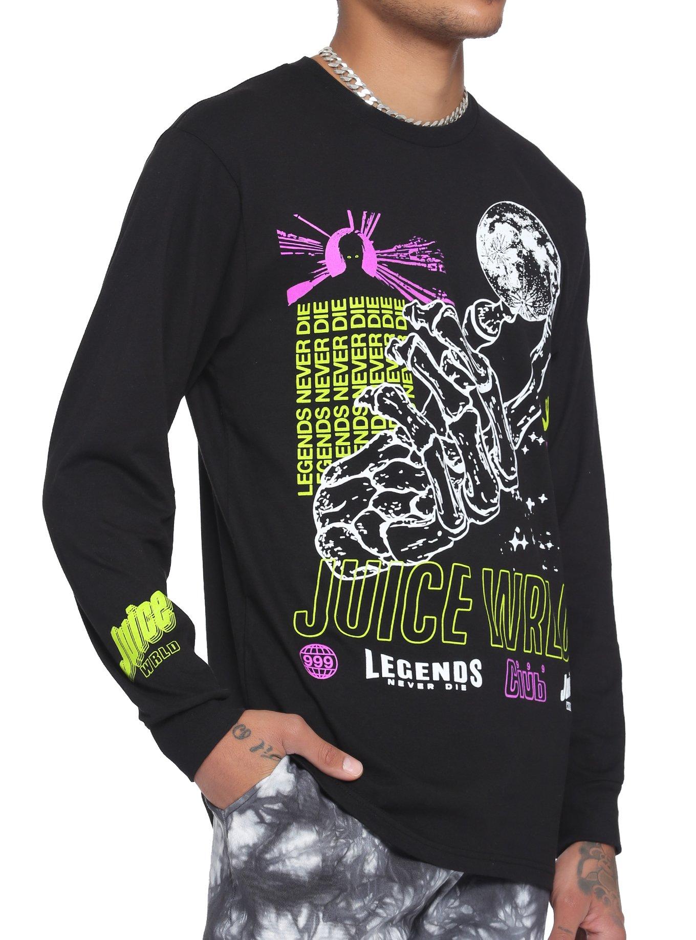 Juice WRLD Legends Never Die Neon Patches Long-Sleeve T