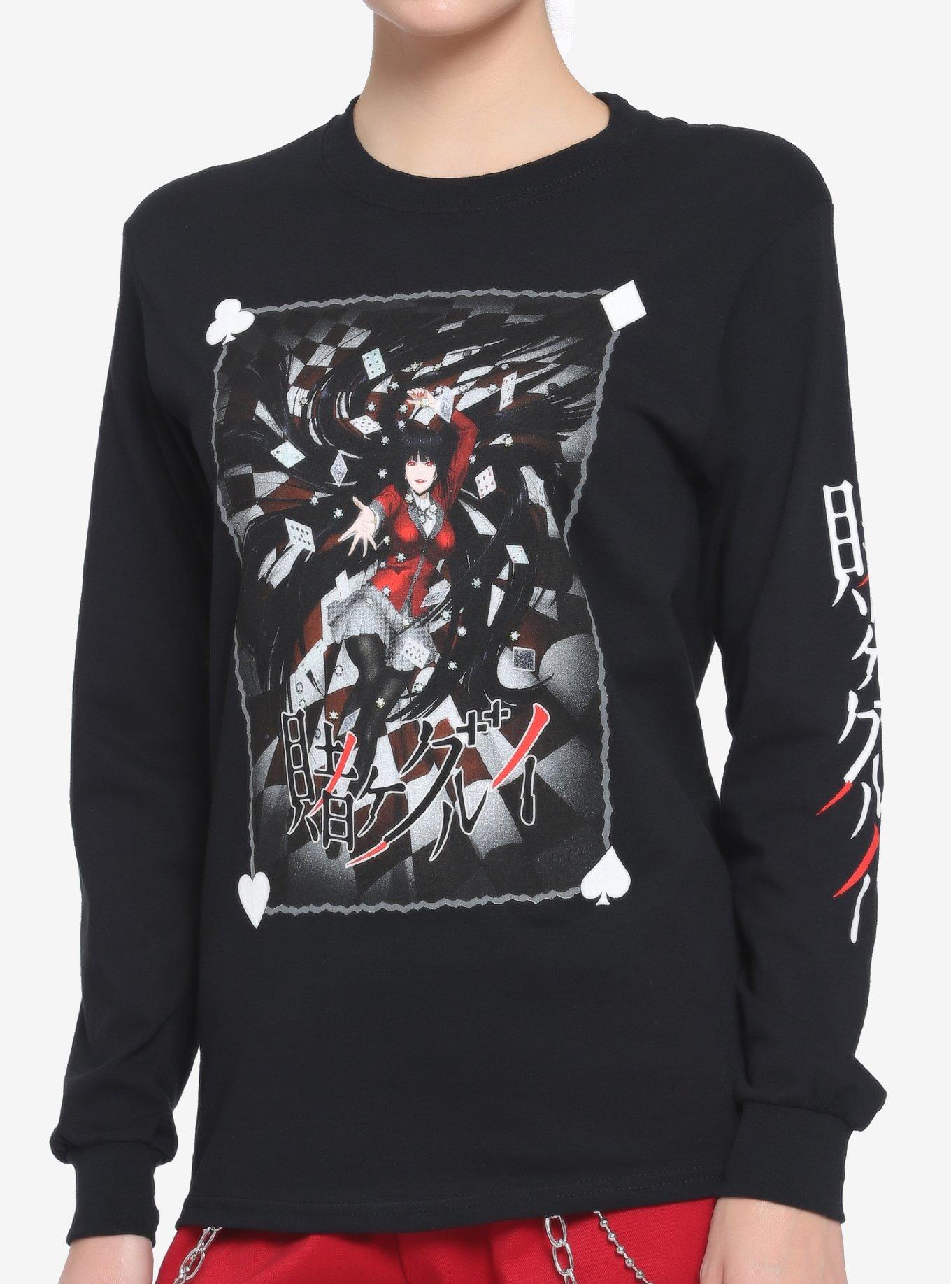 Kakegurui Yumeko Girls Long-Sleeve T-Shirt, MULTI, hi-res