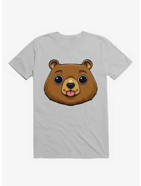 Bear Face Ice Grey T-Shirt, , hi-res