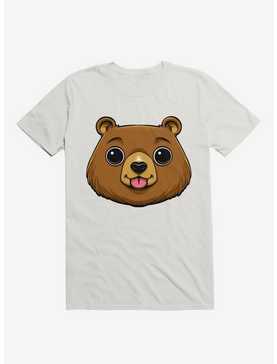 Bear Face White T-Shirt, , hi-res