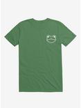 Frog Black And White Minimalist Pictogram - White T-Shirt, KELLY GREEN, hi-res
