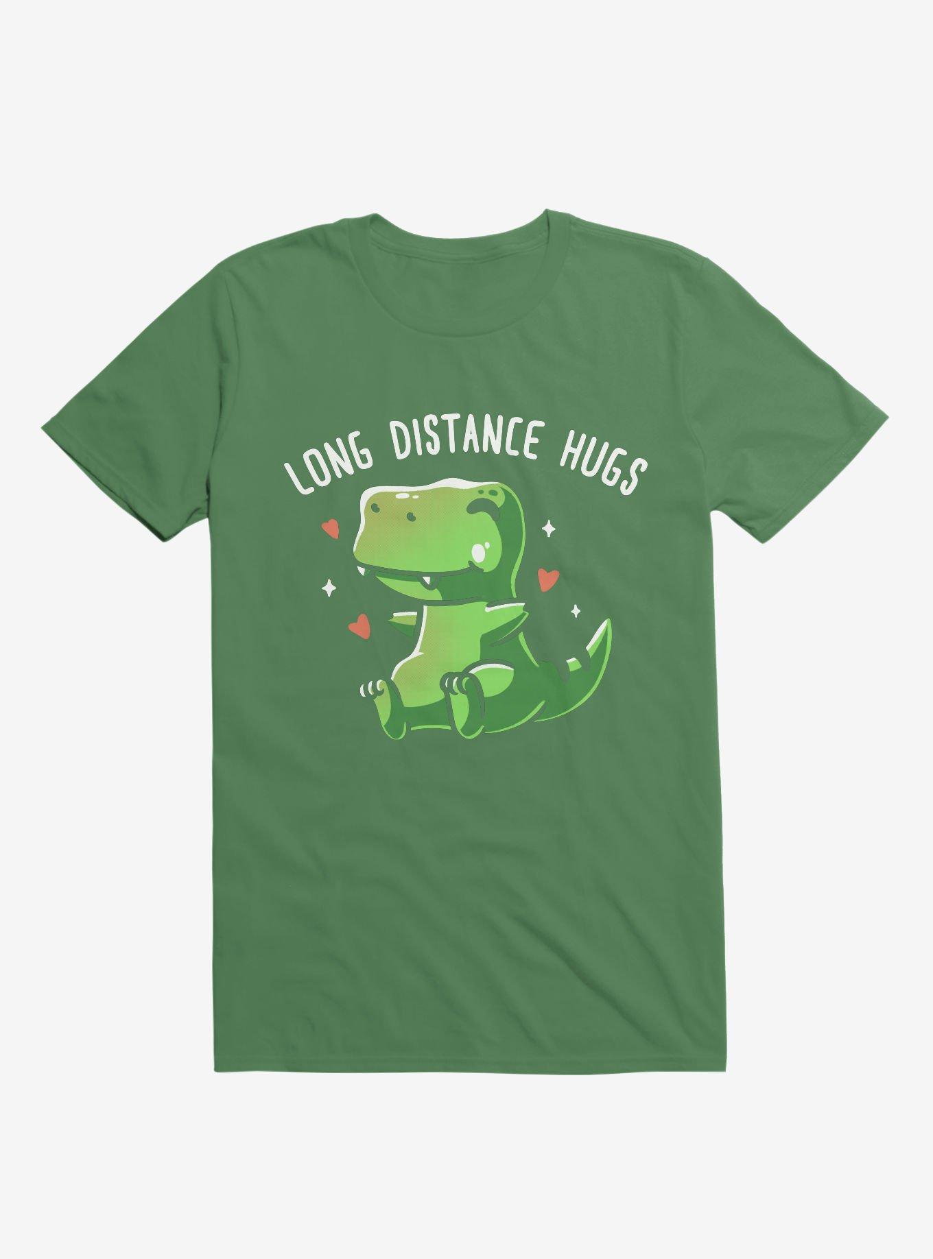 Long Distance Hugs T-Shirt, KELLY GREEN, hi-res