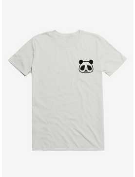 Panda Black And White Minimalist Pictogram T-Shirt, , hi-res