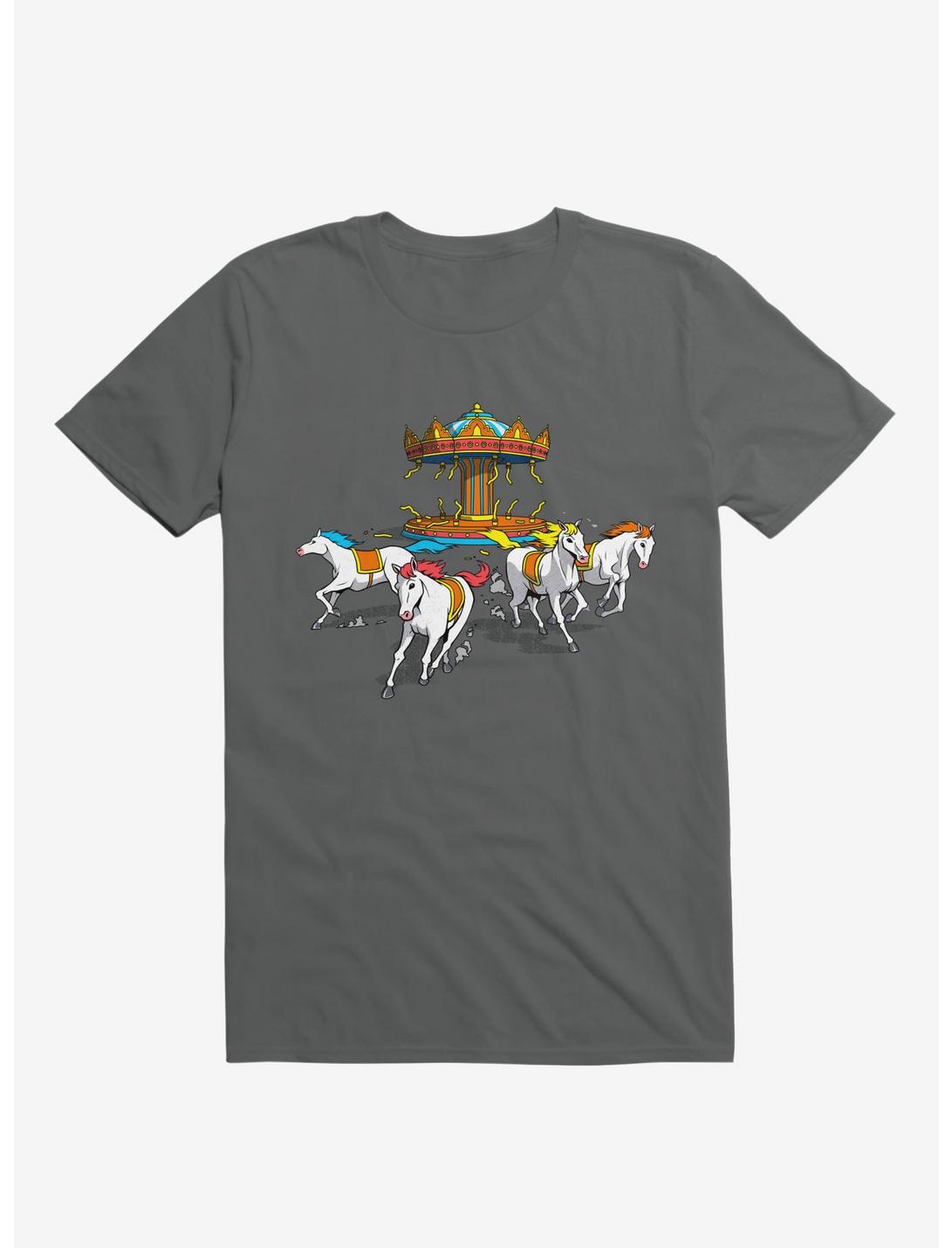 Wild Horses T-Shirt, CHARCOAL, hi-res