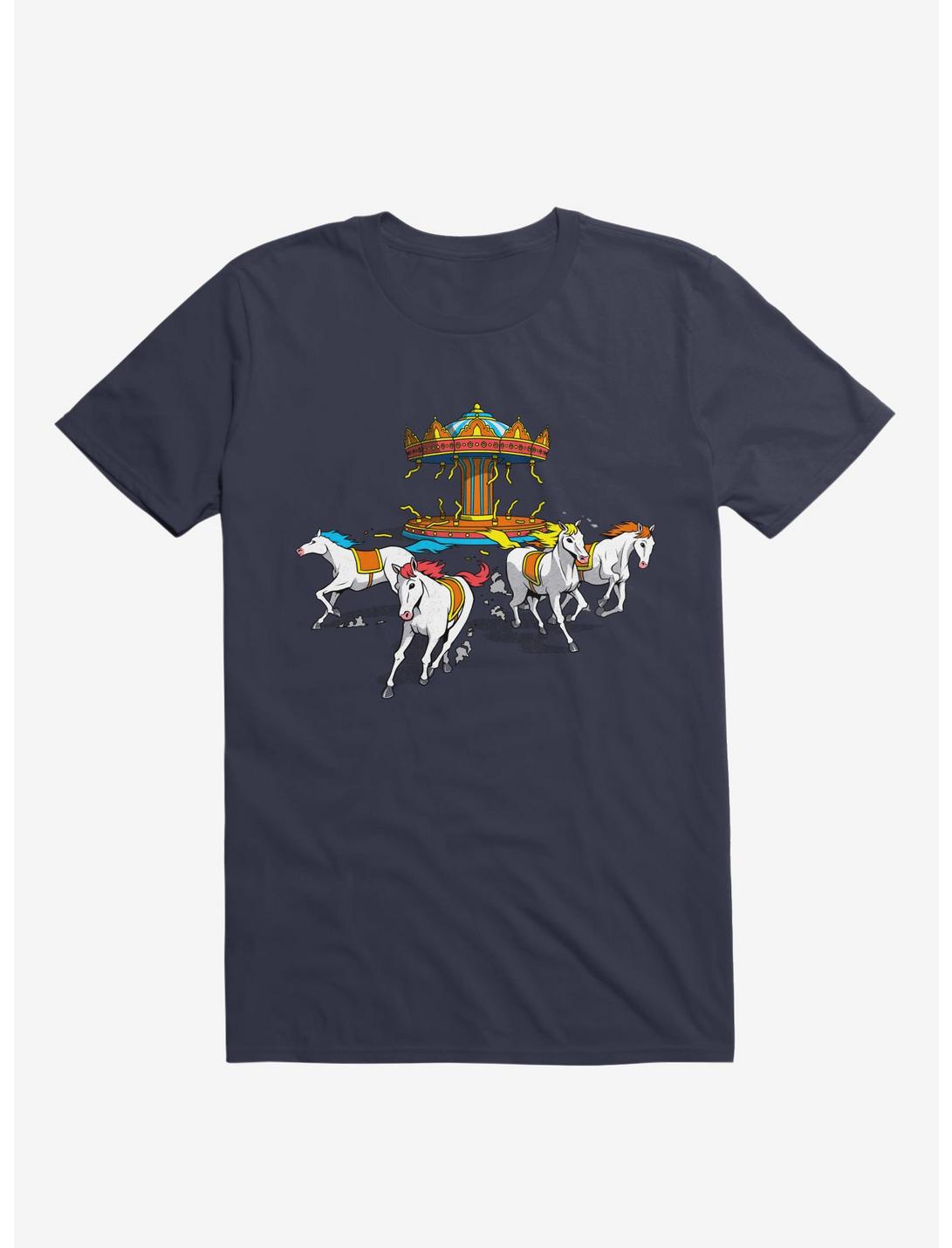 Wild Horses T-Shirt, NAVY, hi-res